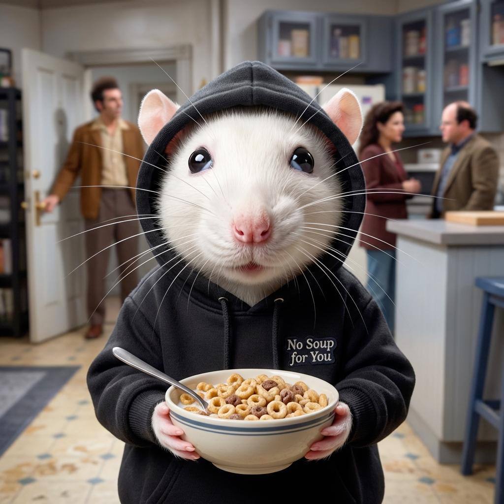 Can’t afford a full breakfast
Cereal is a real good meal