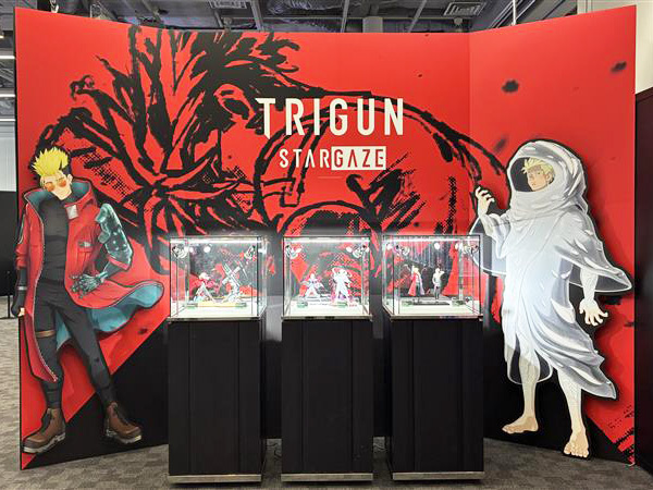 ◤特設コーナー◢
コトブキヤ 「#TRIGUN STAMPEDE」のシリーズを特設コーナーで展示中！
ARTFX Jシリーズはもちろん、OSHI WORKSシリーズからも新作を展示✨️

2月14日(土)13時～は #コトコレ 会場内特設ステージ＆生配信にて、
トークショーを開催！
是非会場でご覧ください！
#OSHIWORKS
