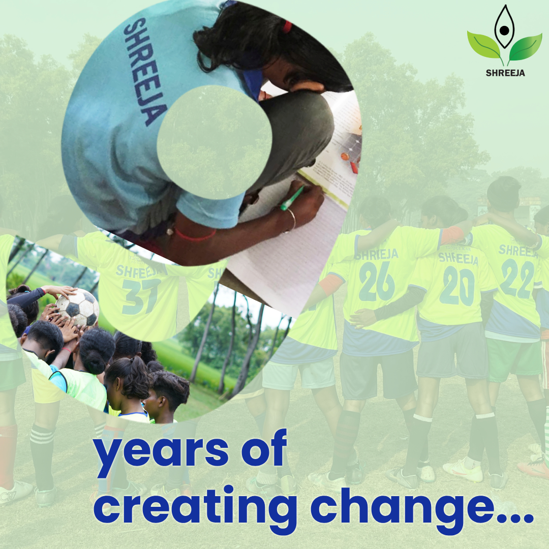 ShreejaIndia's tweet photo. Celebrating 9 Years of Shreeja India.
Shreeja India stands strong because of the unwavering belief of our Shreeja girls, the trust of our donors, partners &amp; well-wishers.
Thank you for believing and building with us. Here’s to many more years of impact.
#9YearsOfImpact https://t.co/CB7s3xWAyf
