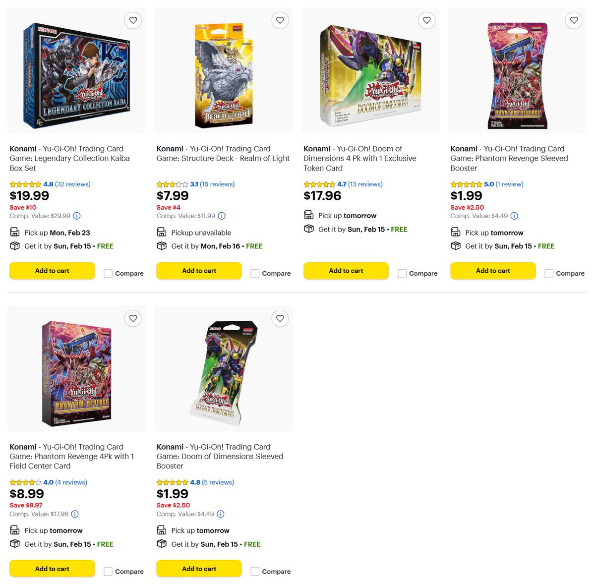 AndyCollectz's tweet photo. Yu-Gi-Oh TCG products on sale for Best Buy's DOTD!

https://t.co/TursvT4AHv

Save up to 55% off select sets #ad https://t.co/1yercdrqOx