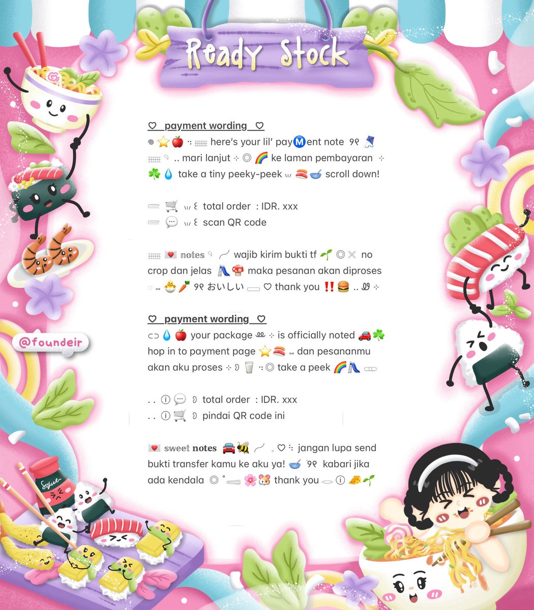 ofKathie's tweet image. ⠀
. . 𓏲 🌸  ♡︭  help retweet?  thanks  ⊹

Ი ⑅ Ი 🧸 ₊ hemlO’ sobat imut . . ◎ 🥣 kath bawain ready stock 💭 𖦹 payment wording ⑅ 🎀🍰 𖠗 theme cute, pink and kidcore യ˚₊ 🍀 cek ALT for more  ៶៲៸

୨୧ 💌 ——— ꒰ IDR. 5.500 ꒱
ⓘ  #zonauang 🍦
⠀