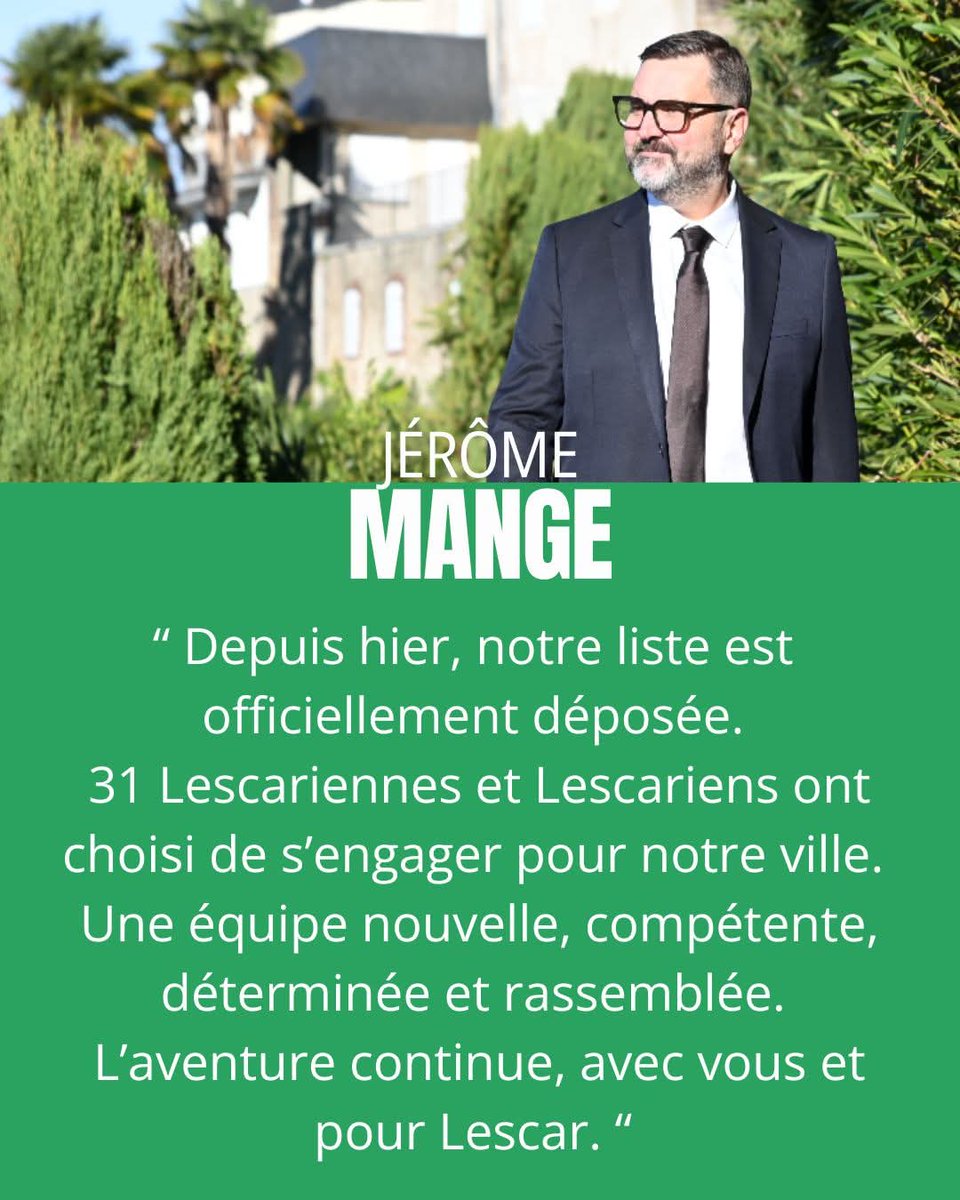 mange_jerome's tweet photo. 📍 Lundi 23 février – 20h00 – à l’Escale : présentation publique de notre liste et de notre programme.
🤝 Rejoignez notre Comité de soutien et faites partie de celles et ceux qui veulent redonner un souffle à Lescar.
https://t.co/4PE9VJYngX
#lescar #lescaracœurvaillant https://t.co/eM1OzODjp6
