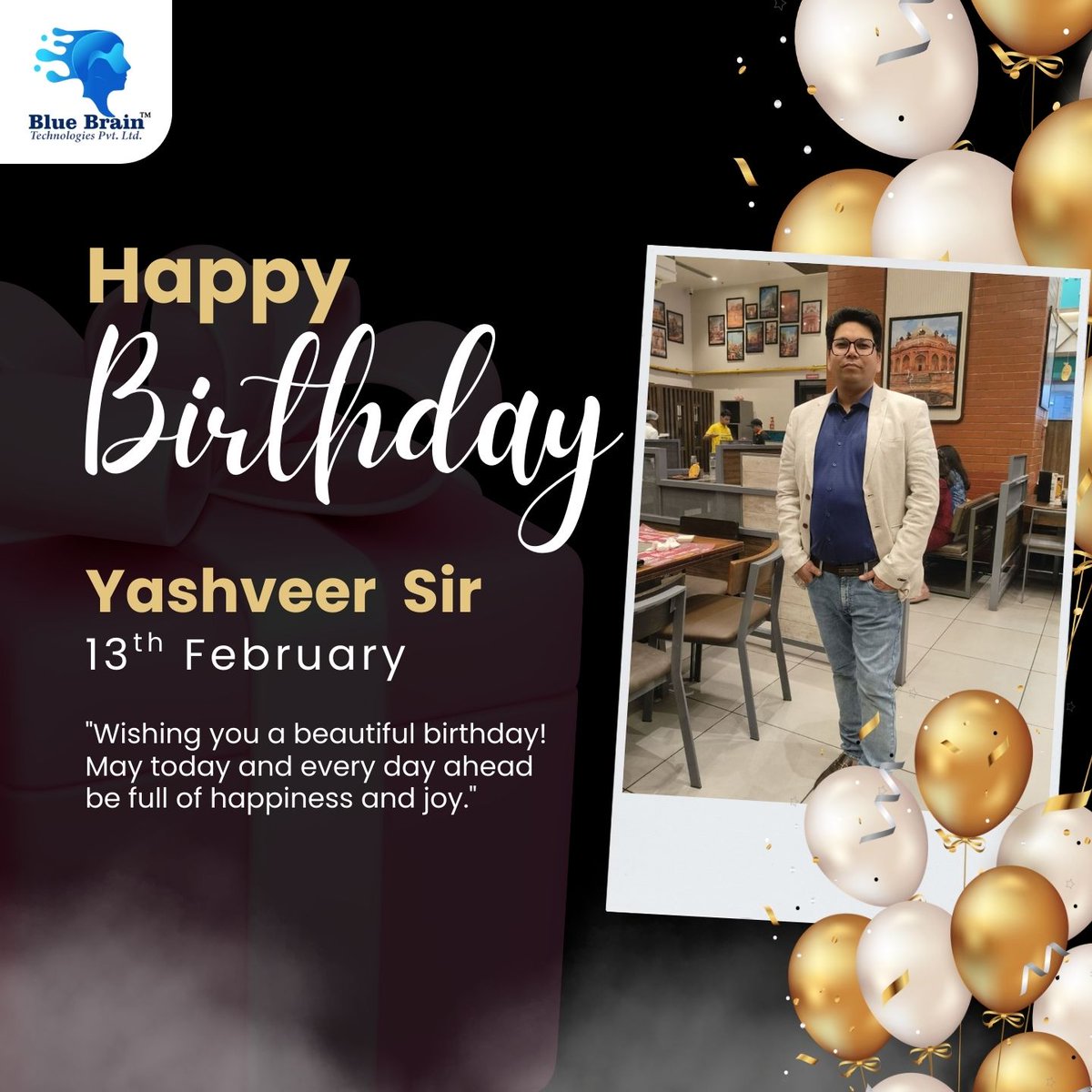 BlueBrainTech's tweet photo. 🎉 Happy Birthday, Yashveer Singh Sir! 🎉

Your vision and leadership inspire the entire Blue Brain Technologies family every day.
Wishing you health, happiness, and success always! 🎂✨

#HAPPYBIRTHDAY https://t.co/lNDnmLVcP2