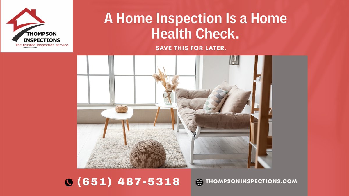 ThompsonInspect's tweet photo. What’s in a home inspection? Think of it like a 50-point car check… but for your future home.
Roof → Foundation → Plumbing → Electrical → HVAC → Safety → Moisture. Save this for later.

Call us: 651-487-5318 or visit 👉 https://t.co/2LyiwhGKqY. https://t.co/otpICCMlt4