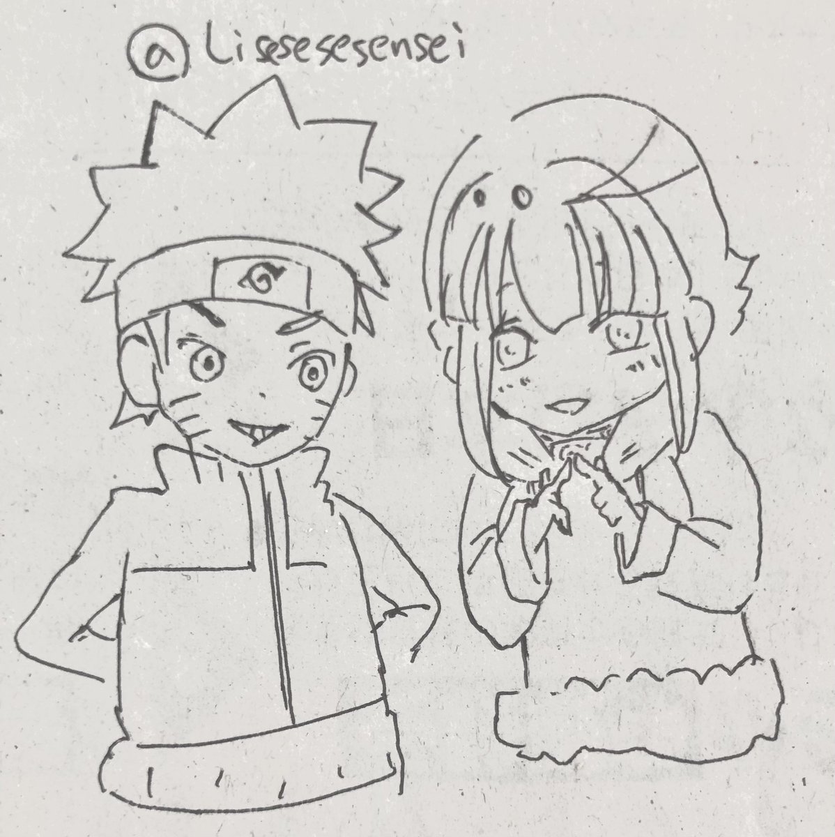 ナルヒナ　らくがき