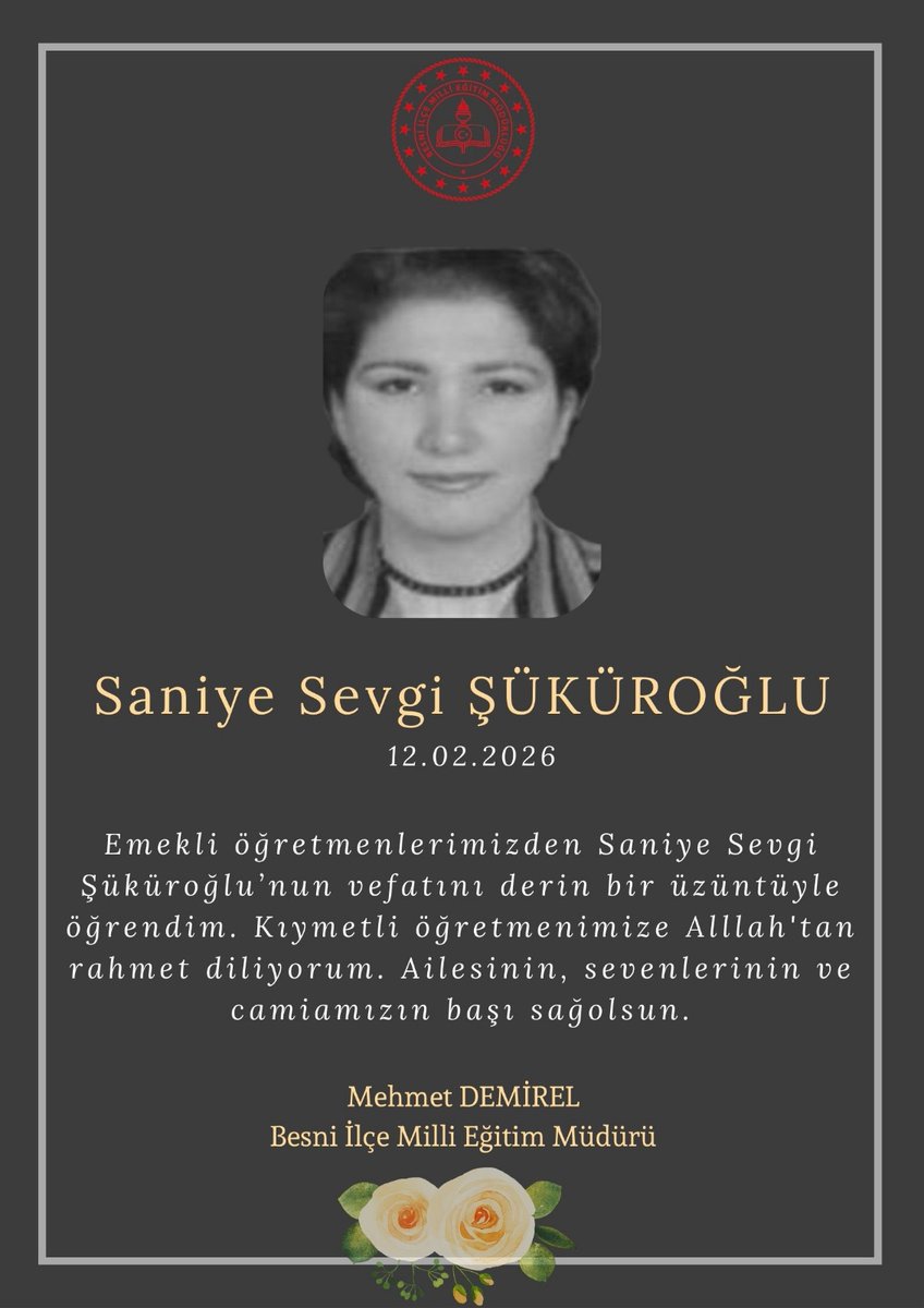 Besni İlçe Milli Eğitim Müdürlüğü (@besnimem) on Twitter photo 