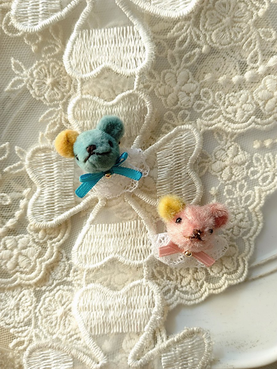 くまブローチ🐻
ドルミスはちょっとしか持っていけなかったので4月アイドールまでには頑張って作ります
ミニベアも作ります🧸