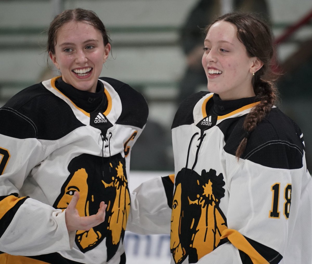 Hardo27's tweet photo. Section 8A Champs!  10 years in a row for the Hardwick girls, this one hits a little different with all 3 together for the 1st time!  So proud of you all! #homegrown #funtowin https://t.co/kx8ABZpR4M
