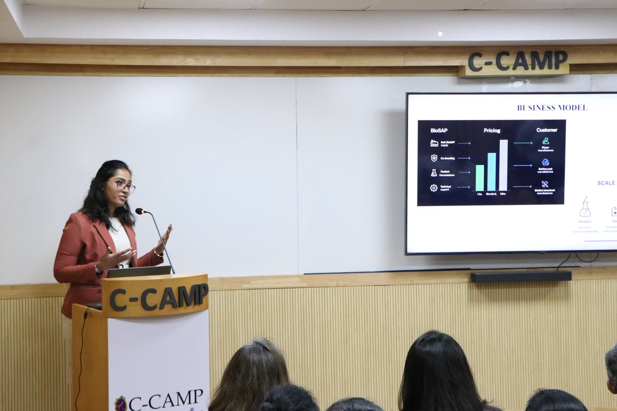 CCAMP_India's tweet image. From Bench to Boardroom to Breakthroughs, Women Leading Science.
A strong cohort. A stronger impact.

Glimpses from the #WEBio Demo Day at C-CAMP, with dynamic women-led startups across medtech, agritech, industrial biotech, environment, and clean energy, showcased innovations