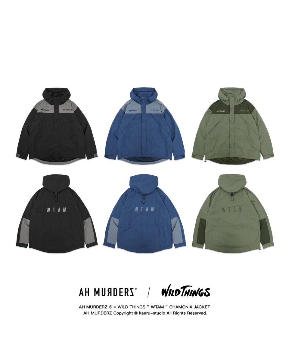 Ahmurderzjp's tweet image. !!!!!!!! 明日 2月14日(土) 発売 !!!!!!!!

AH MURDERZ × WILD THINGS
" WTAM " CHAMONIX JACKET

高い機能性とデザイン性が特徴の名作「CHAMONIX JACKET 2 」をベースに、両ブランドを表す”WTAM”をテーマにしたスペシャルコラボアイテム！
数量限定でリリース！

#AHMURDERZ
#REDSPIDER
#WILDTHINGS