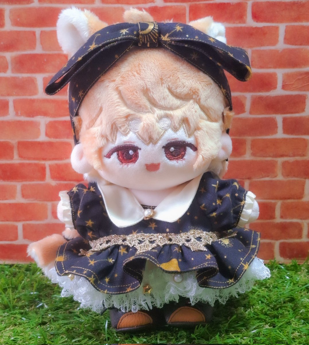 ぬいFesまで時間ギリギリだけど、15センチぬいサイズのワンピースも作るー！