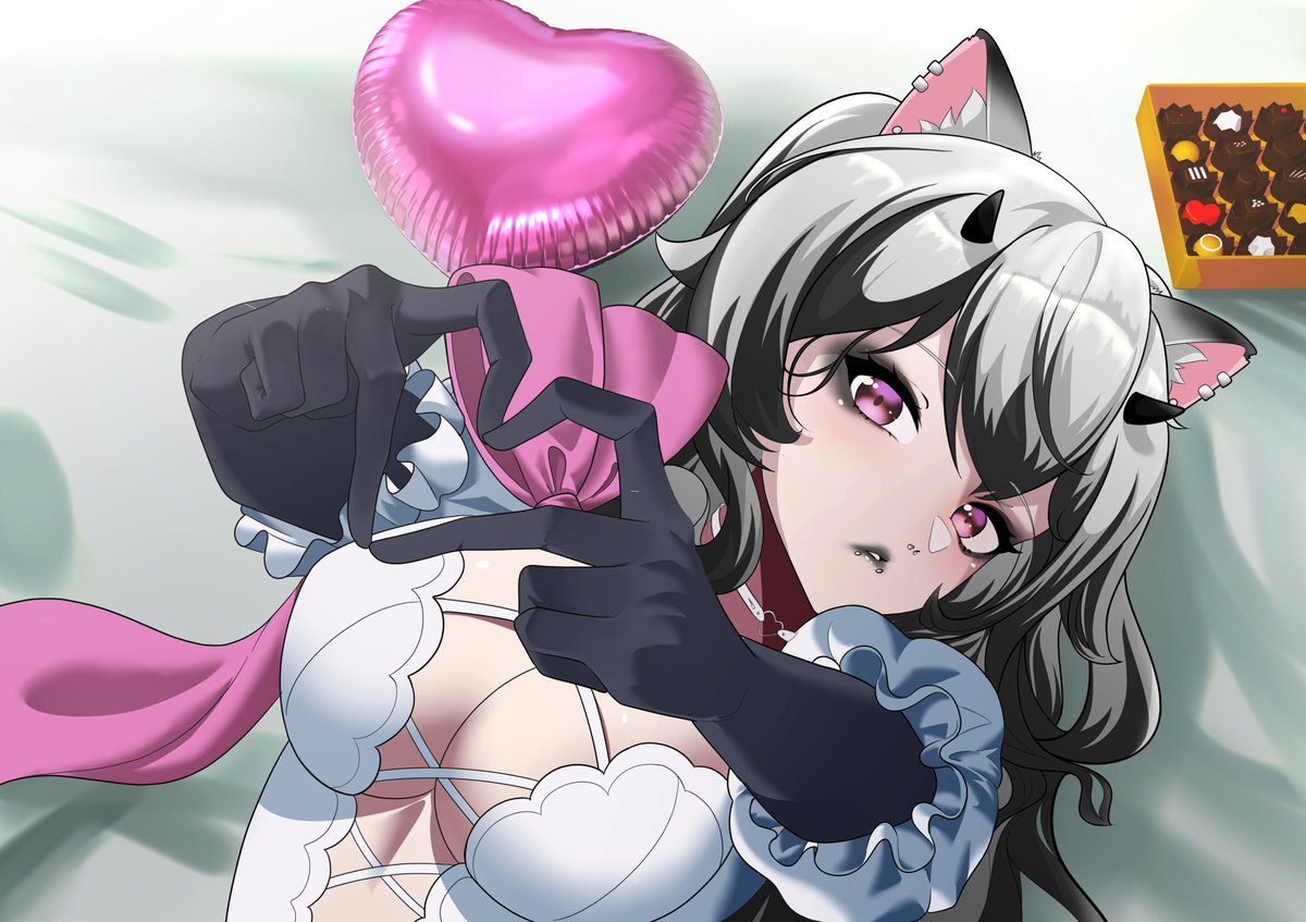 Tomorrow is Valentines day.
Anyone wanna be my valentine? U///w\\\U

🎨<a href="/makofiislatte/">Makofi Islatte Studio</a>
🔗 vgen.co/makofiislatte

#JinxyIllust #Valentine #Bemine