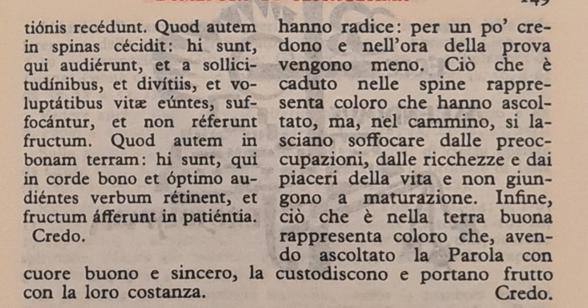 #VangelodiOggi
#RitoAntico
#MessaApostolica
#VetusOrdo

#13febbraio 2026

Feria VI infra Hebdomadam Sexagesimæ
IV. classis

Sequèntia sancti Evangėlii secùndum #Lucam 🙏