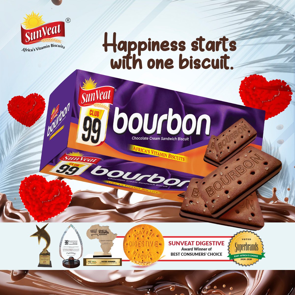 sunveat's tweet image. Happiness starts with one biscuit… and suddenly you’ve finished the pack 😋🍫
Chocolate, crunch, and a little love in every bite ❤️
Unwrap joy. Share smiles. Repeat. 🍪✨
Because some cravings deserve chocolate cream perfection.
#FeelGoodEveryBite #BourbonMoments #SnackHappy