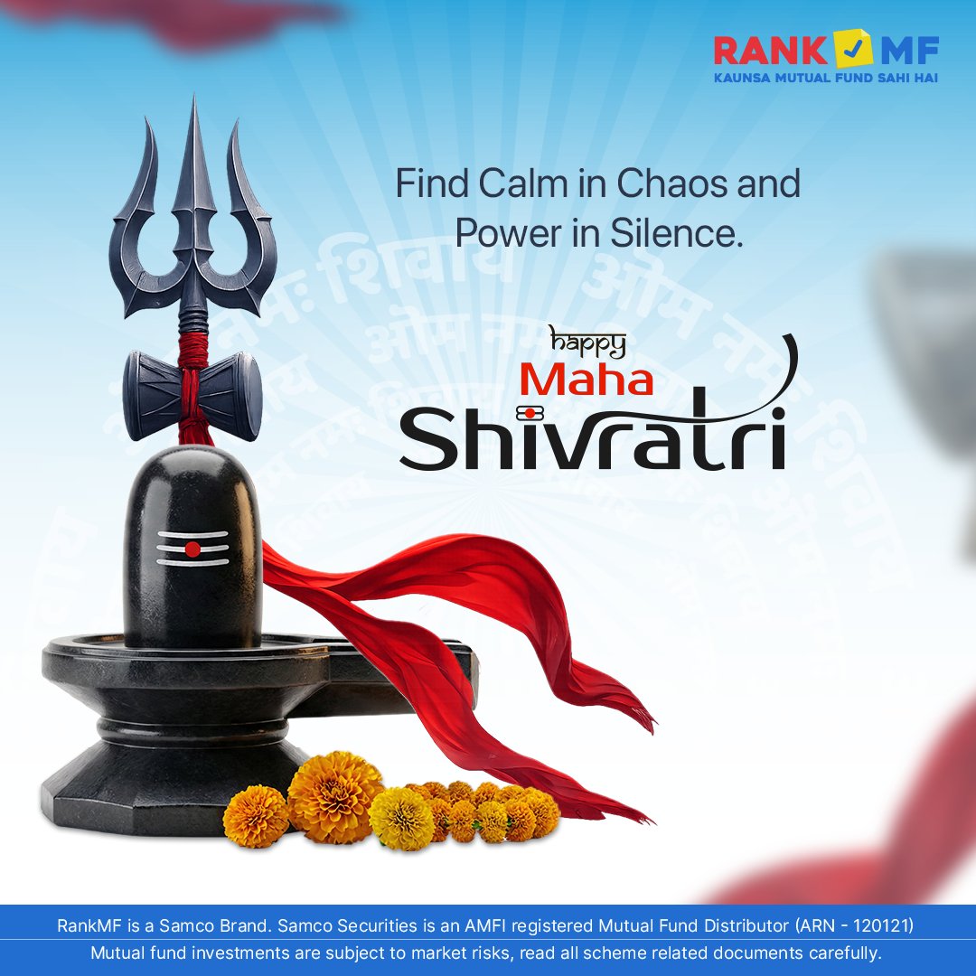 This Mahashivratri, may Shiva bless you with the unshakable focus of a yogi and the fearless heart of a warrior.

#mahashivratri #rankmf #samco