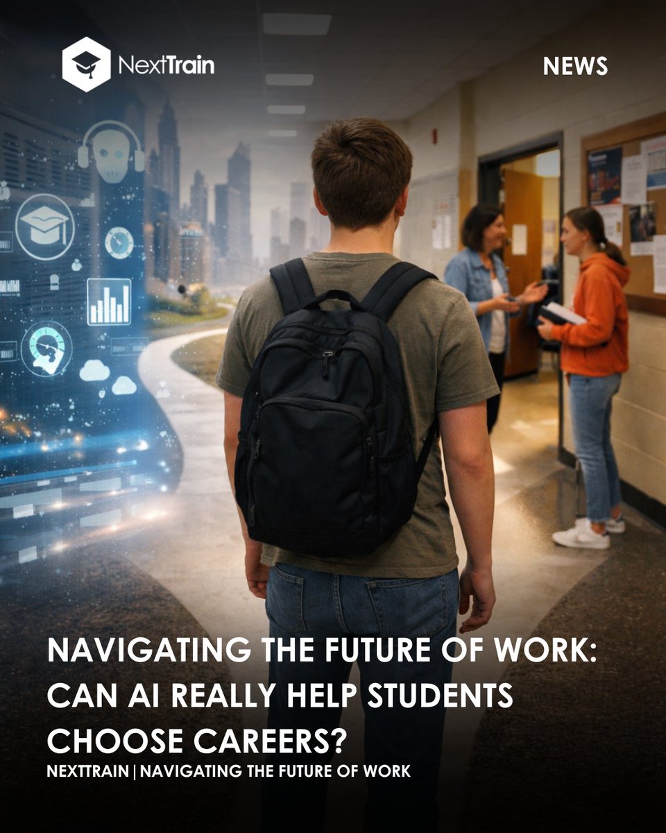 AI is disrupting the job market and now it’s advising students on careers.

It can suggest colleges &amp; track deadlines.
But it can’t replace mentorship, trust, or real human guidance.

The future of career readiness?

AI + humans working together.