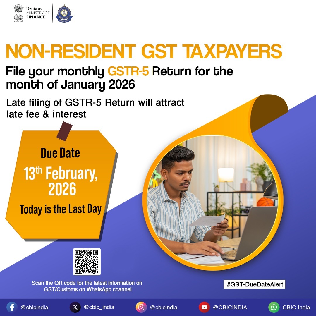 अनिवासी GST करदाता, कृपया ध्यान दें!