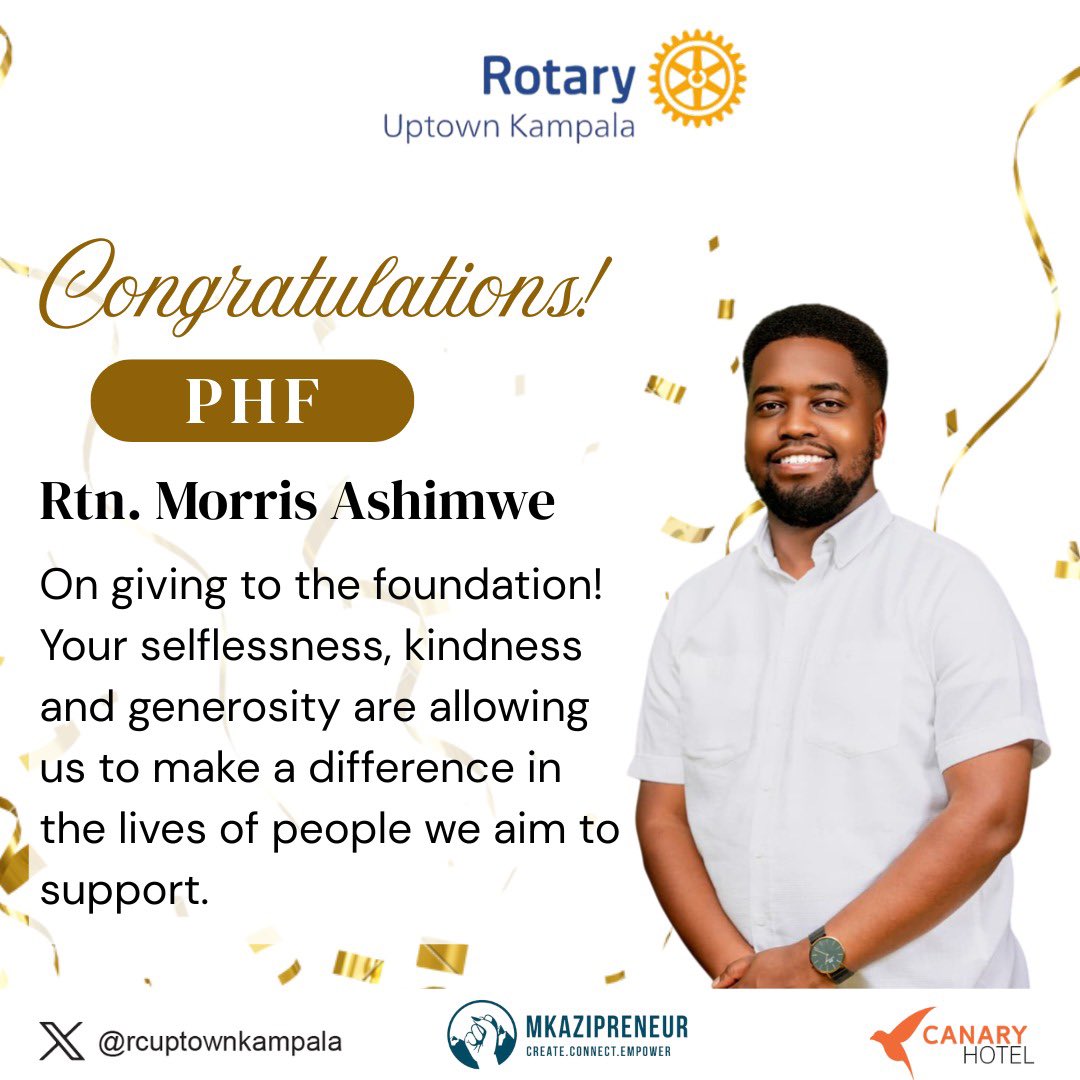 💫Rotary Club of Uptown Kampala✌ tweet media