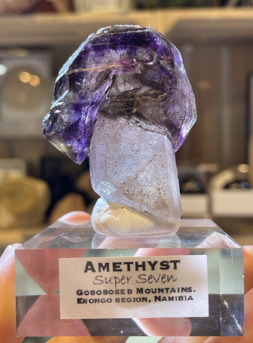 アメシストのきのこが届きました✨ ナミビア産(水入り) #2月になった