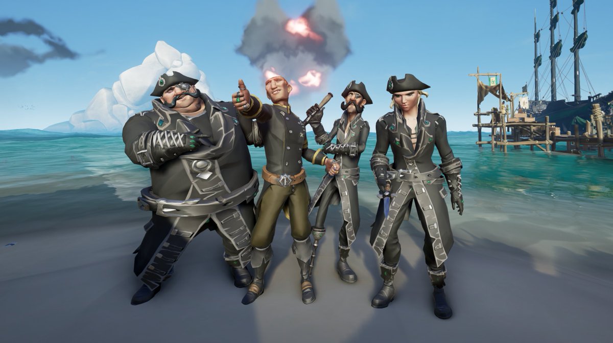 Thanks to <a href="/gosfather/">Gosfather</a> my crew <a href="/TuffySOT/">Tuffy</a> <a href="/MissusPeanut/">Peanut</a> <a href="/Admiral__Henry/">𝑨𝒅𝒎𝒊𝒓𝒂𝒍 𝑯𝒆𝒏𝒓𝒚 ⚔️</a> are all Black Dog Pirates. You can be too! Just watch twitch.tv/gosfather for your chance to win.
#SeaOfThieves