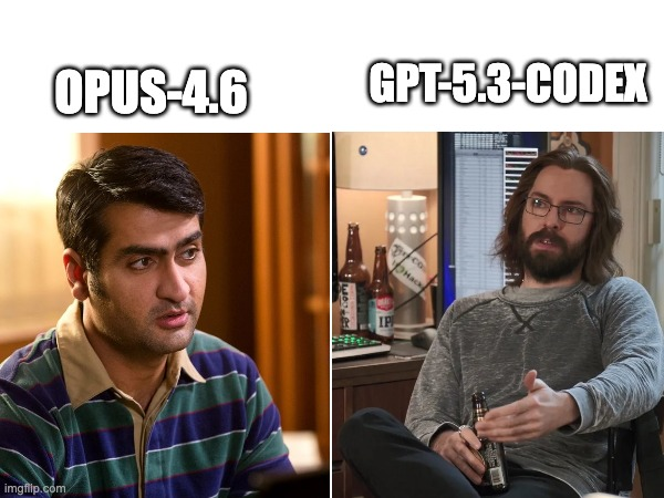 Opus vs Codex meme