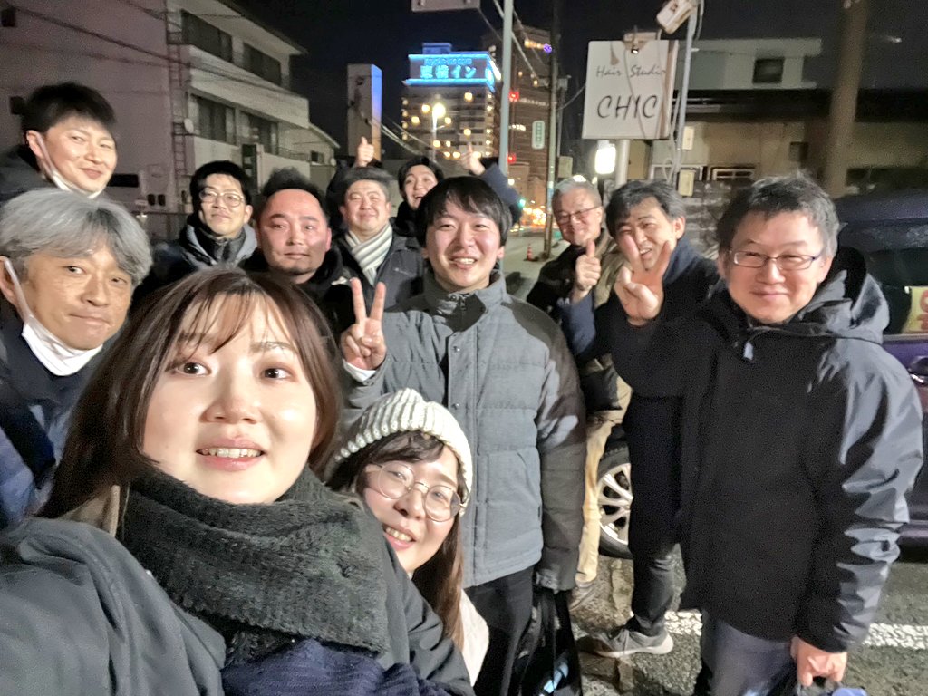 山響金管セクションで新首席ホルン井澤くんの歓迎会でした！