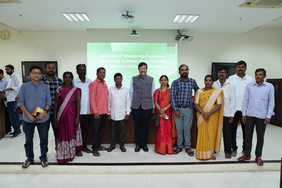 mahascac's tweet photo. Maharashtra leads the way in inclusive climate action! 🌍✨

The Maharashtra State Climate Action Cell (SCAC), with @TISS_SVE, Asar, Waatavaran, and PDAG, launched a 3-year project in Raigad for gender-responsive climate planning. https://t.co/8uoCkC8P3E