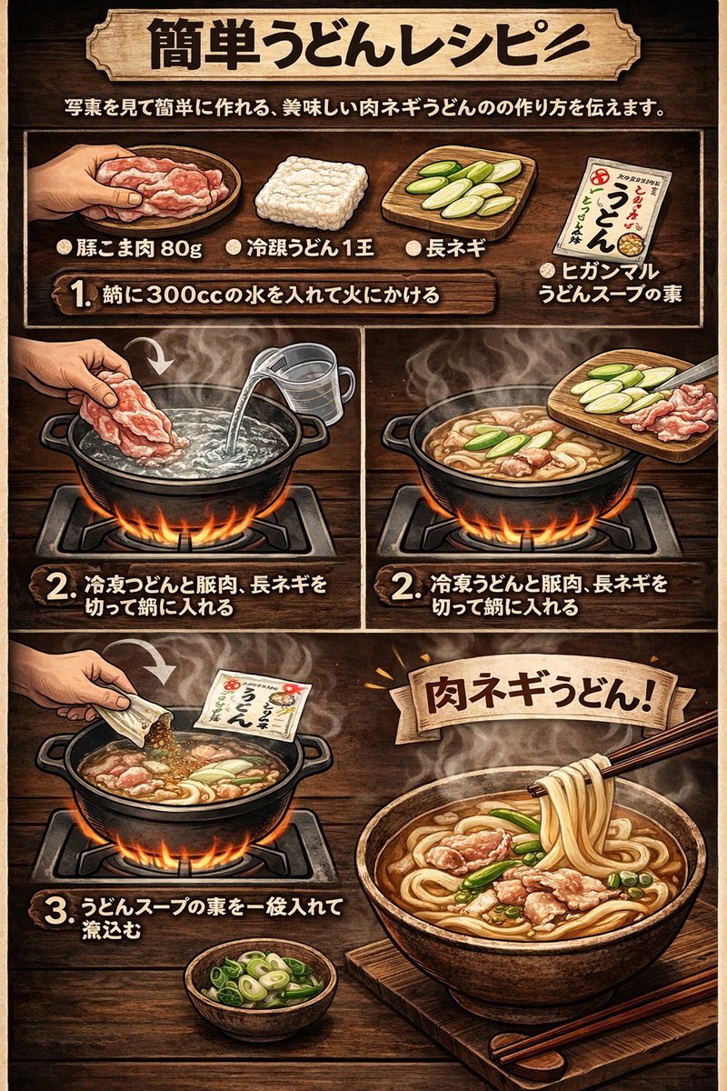 kenmascooooking's tweet photo. 😊絶賛バズり中の東丸肉うどん！みんな作ってみてね😊🤚
#拡散希望RTご協力お願い致します https://t.co/mTi2TNVwfg