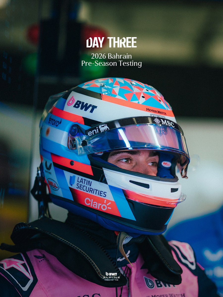 Over to you <a href="/FranColapinto/">Franco Colapinto</a>, time to get day three rolling 🙌