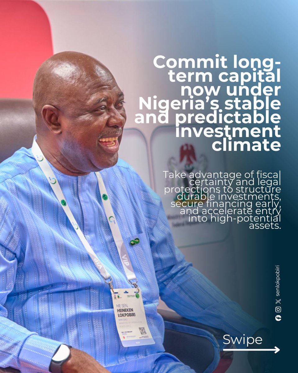 Nigeria is investment-ready, and #NIES2026 made that message unmistakably clear. Swipe through for key takeaways from the summit and discover how we’re accelerating innovation, strengthening partnerships, and transforming Nigeria’s energy landscape for a more sustainable future.