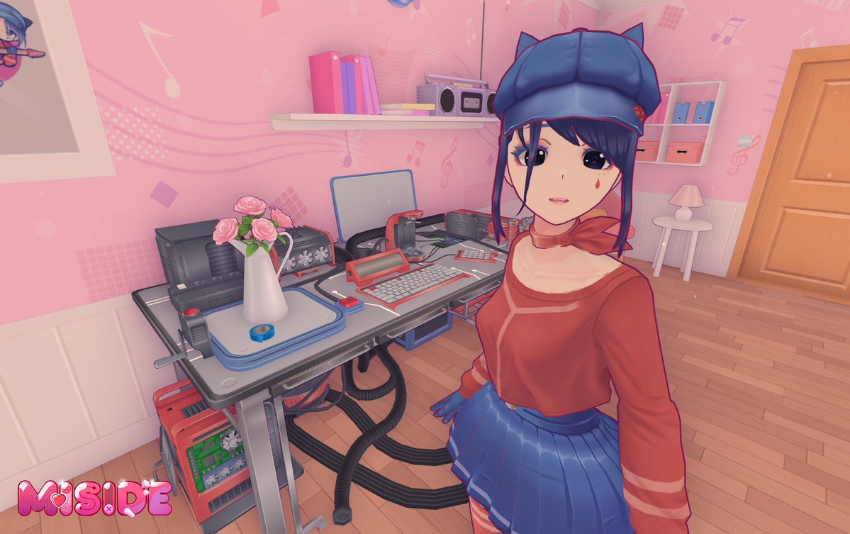 みいページです。 え？ この機械？ うーん…分かんない！ そんなことより、私と遊ぼうよー