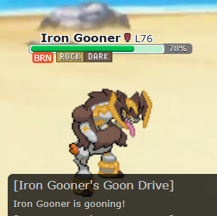 Iron Gooner is gooning