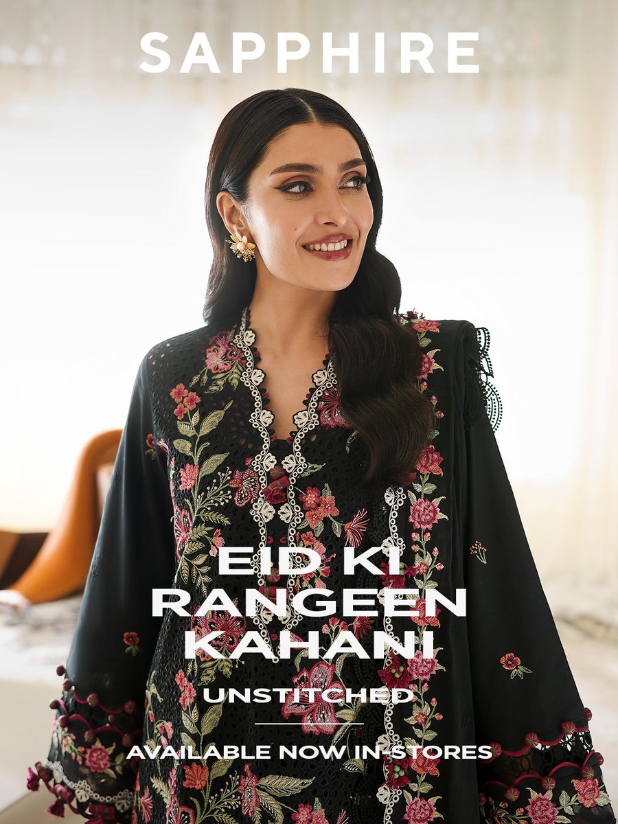 Safa_Mall's tweet image. Eid is calling, and style is ready to answer.
The all-new Eid Collection is now live at Sapphire, 1st Floor, Safa Gold Mall, Islamabad. From timeless classics to festive glam, your perfect look is waiting.

Sapphire, 1st floor

#SafaGoldMall #Sapphire #EidCollection #NewArrivals