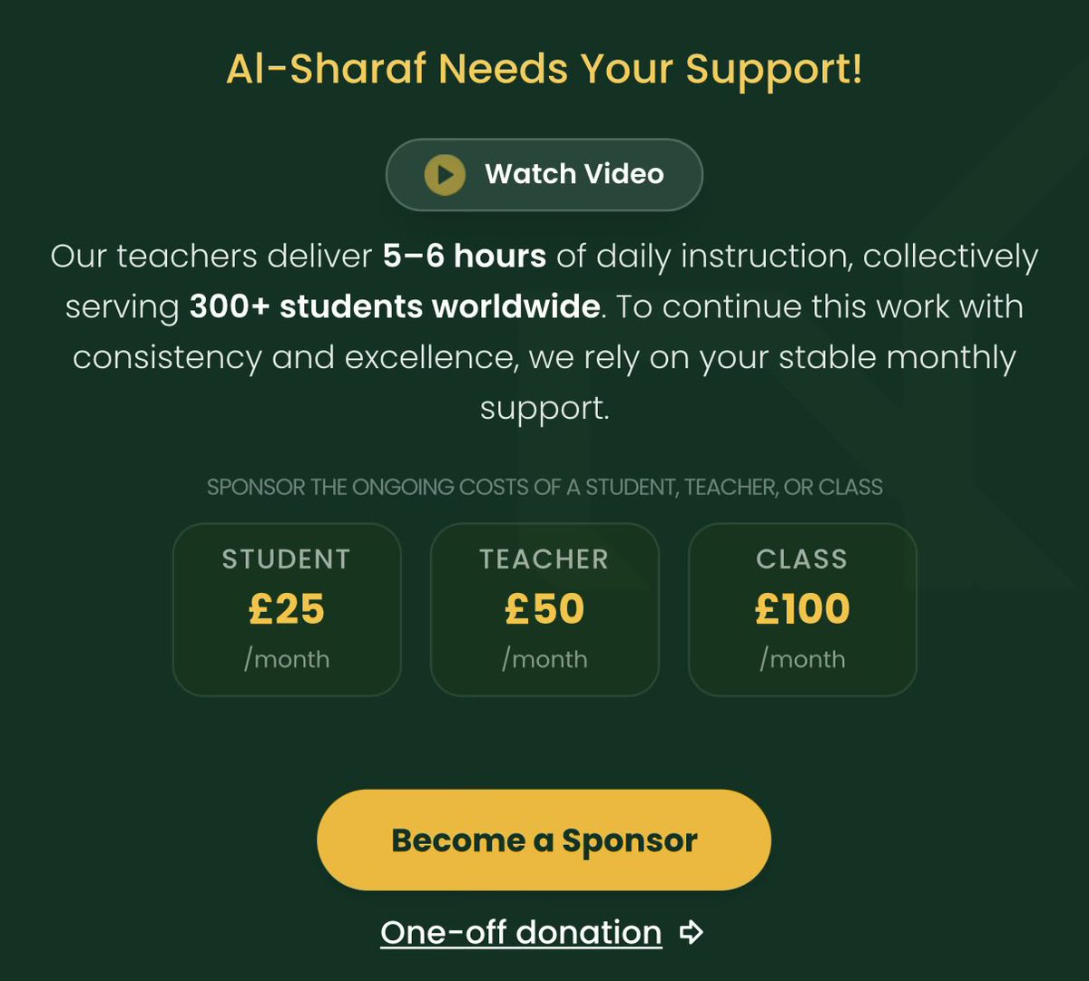 Al Sharaf Institute tweet media