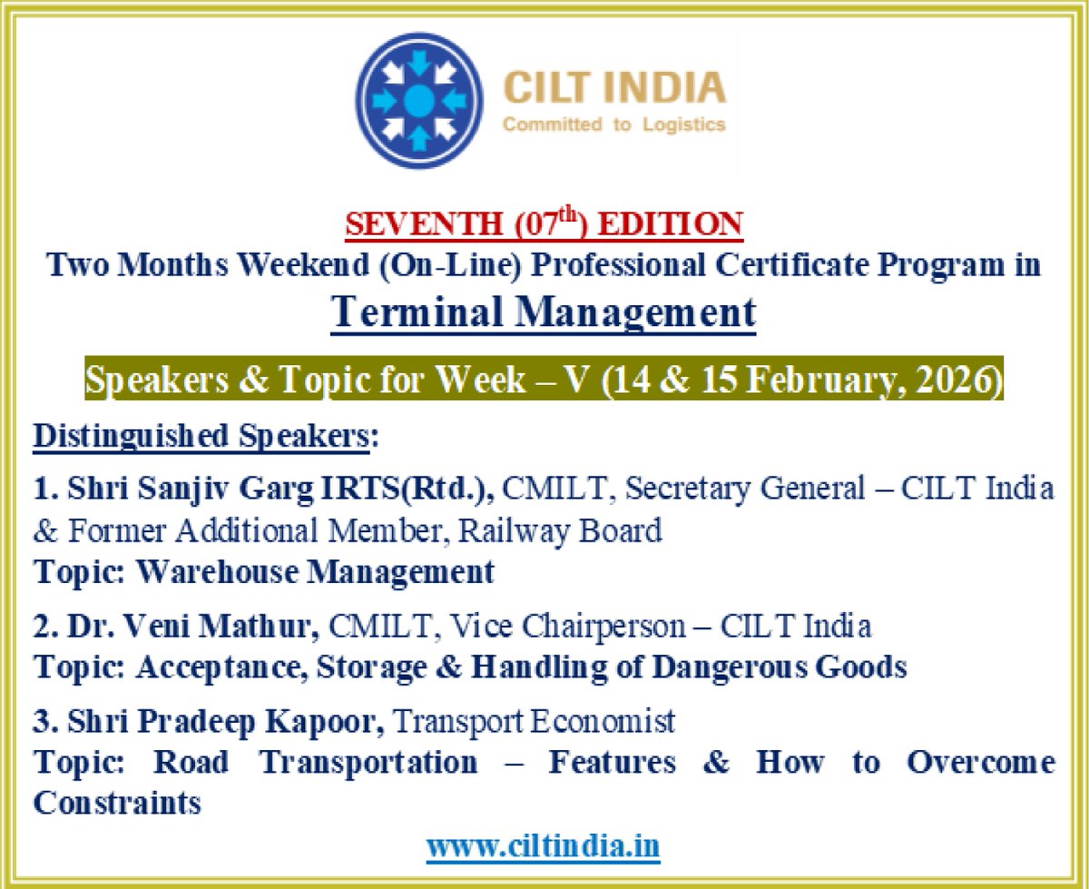 CILT_INDIA's tweet photo. https://t.co/QzHGyMlxNo
