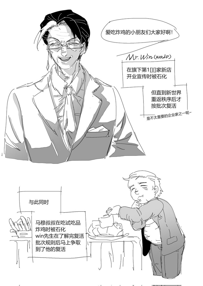 #dcst夢 
从小stanny家乡发迹的连锁快餐店老板win先生在那场射击大赛上看中了他的才能，受其父母之愿开始托举斯坦利。而店里那个据说有着兄弟关系，才能在捅出一堆烂摊子后还能帮win先生在“副业”上话事的废物肥猪男——马穆，对哥哥跟前的红人产生了不可告人的情愫。