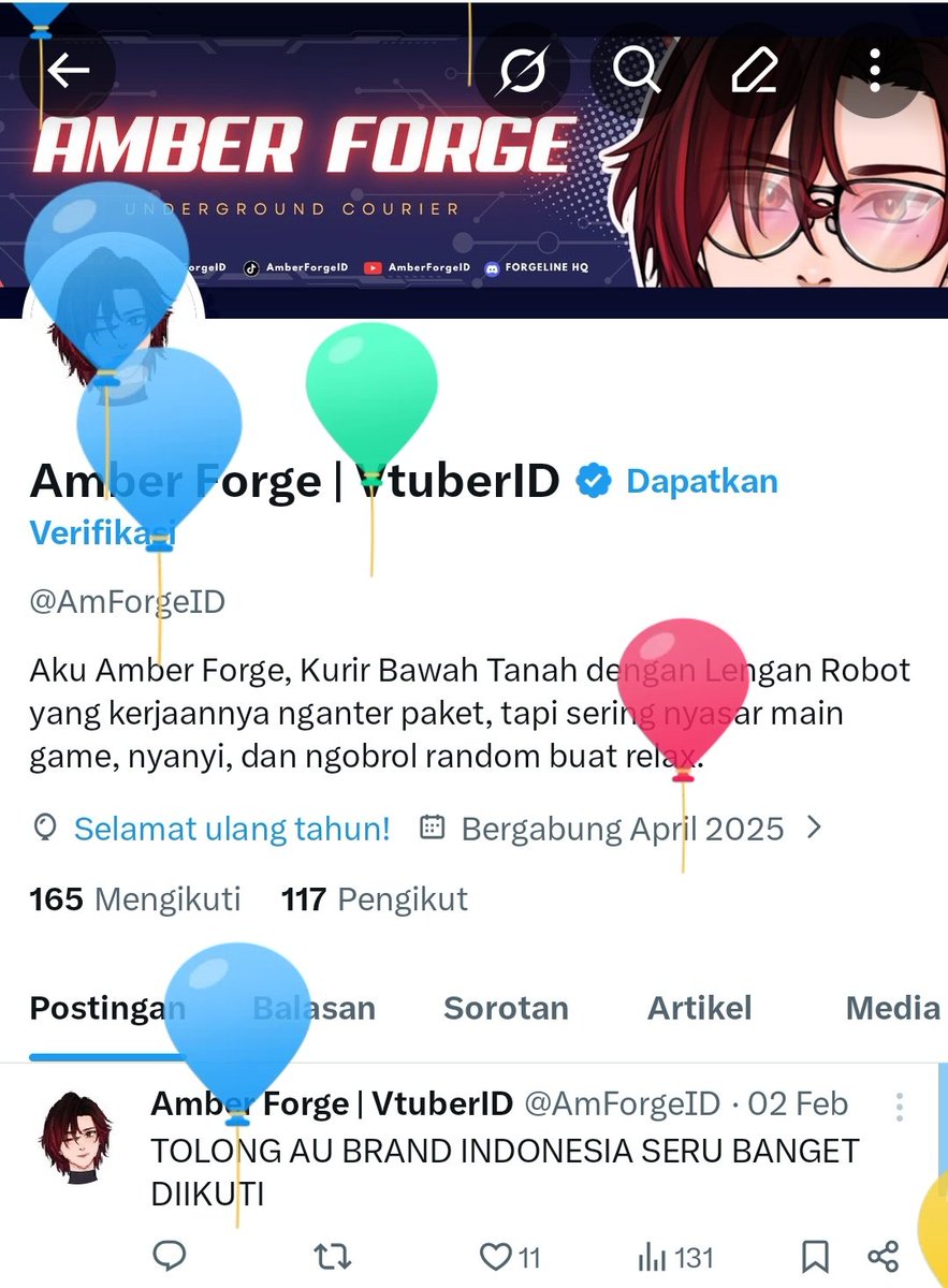 AmForgeID's tweet photo. Akhirnya melihat balon https://t.co/jma9HJ6XeI
