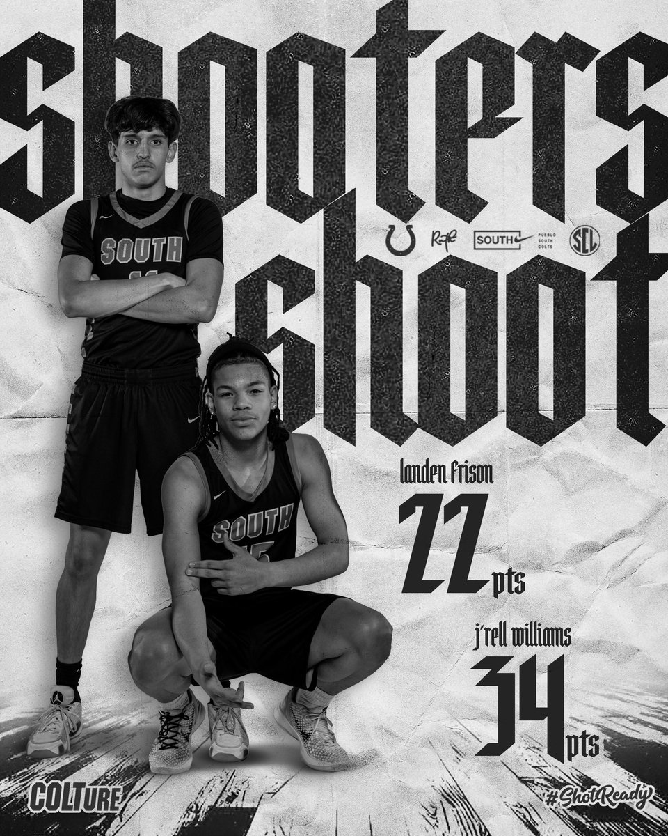PuebloSouthBB's tweet photo. 𝐅𝐈𝐍𝐀𝐋. 

Dominant from the tip, we got out fast and finished strong, with a commanding win over the Centennial Bulldogs 84-45.

The Bulldogs, previously unbeaten at home, had no answer for the duo of @Rellyswrld (34) and @LandenFrison (22).

#COLTure | #ShotReady | #COPreps https://t.co/3McQx46FVM