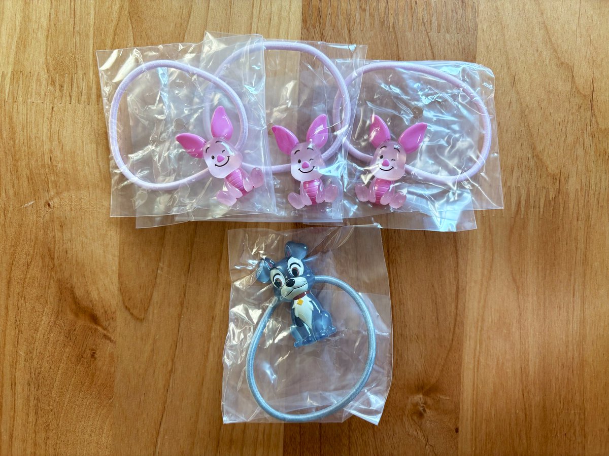 minoly___bkk's tweet photo. ディズニー twinkle ゴム ディズニーキャラクター トゥインクル ヘアゴム 

譲｜ピグレット、トランプ
求｜レディ、ベイマックス

郵送希望です📮
よろしくお願いいたします🐶✨ https://t.co/u9thRtCBjU