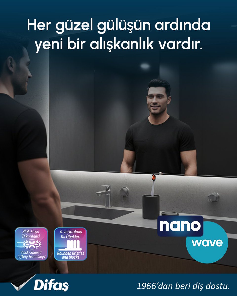 difascomtr's tweet photo. Herkesin rutini farklı. Ama iyi hissettiren detaylar ortak.
Nano Serisi, günlük ağız bakımını bir alışkanlıktan kişisel bir ritüele dönüştürür.
 🖤 Güç
 💛 Yumuşaklık
 💗 Zarafet
 💙 Ferahlık
Nano Serisi detaylarda fark yaratır.
#Difaş #NanoSerisi https://t.co/GclU9FDt5Z