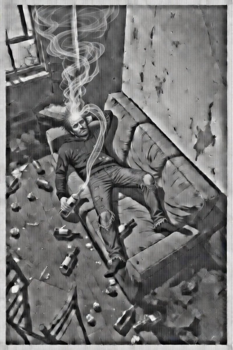 HereticFilthy's tweet photo. "I used to drink from the bottle. Now the bottle seems to drink from me."

#bloodforblood https://t.co/ae07eqeFYB