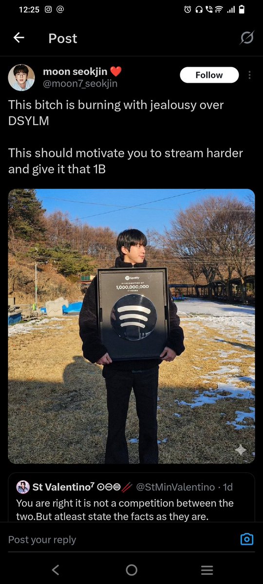 I’m OT7. I’ve always been OT7. Being vocal about HAEGEUM doesn’t cancel that...Yoongi is my bias, so of course I’m going to push for his goal. That does NOT mean I’m against any other member’s achievements.
But what is going on with this narrative around Jin’s solo? Since when