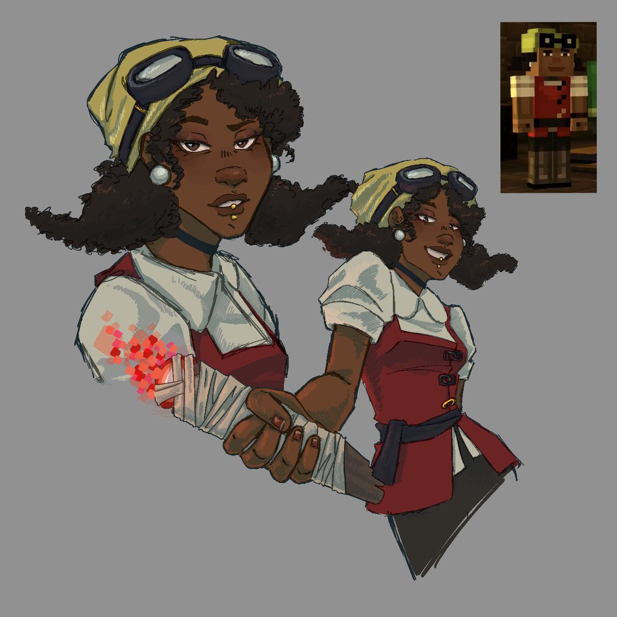 [ Olivia has joined the server ]

#mcsm #mcsmfanart #MinecraftStoryMode