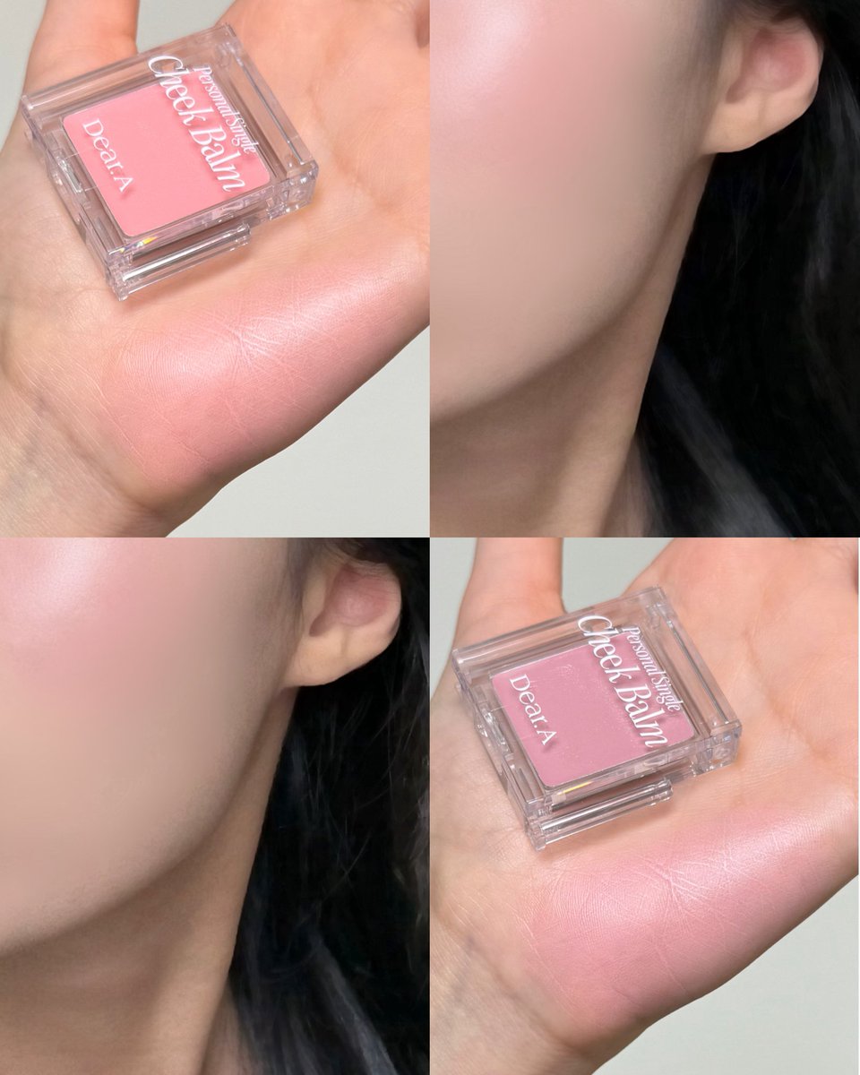 🩷 설맞이 디어에이 RT 이벤트 🩷

장안의 (소소한) 화제였던 디어에이 치크밤 RT 이벤트 갖고 왔습니더 🤤
공평하게 C01 4개, C03 4개로 갖고 왔으니 딱 4분만 뫼시겠습니다 ... 🥹

#디어에이 팔로우 &amp; 해당 트윗 RT 해주신 🩷4분🩷에게만 퍼펙트 커버 컨실러 팔레트 치크밤 기획세트 C01, C03를