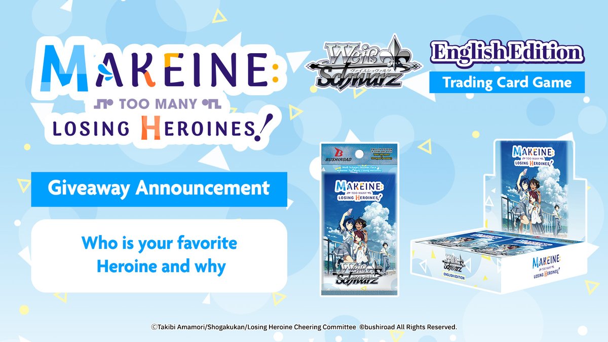 Weiß Schwarz TCG tweet media