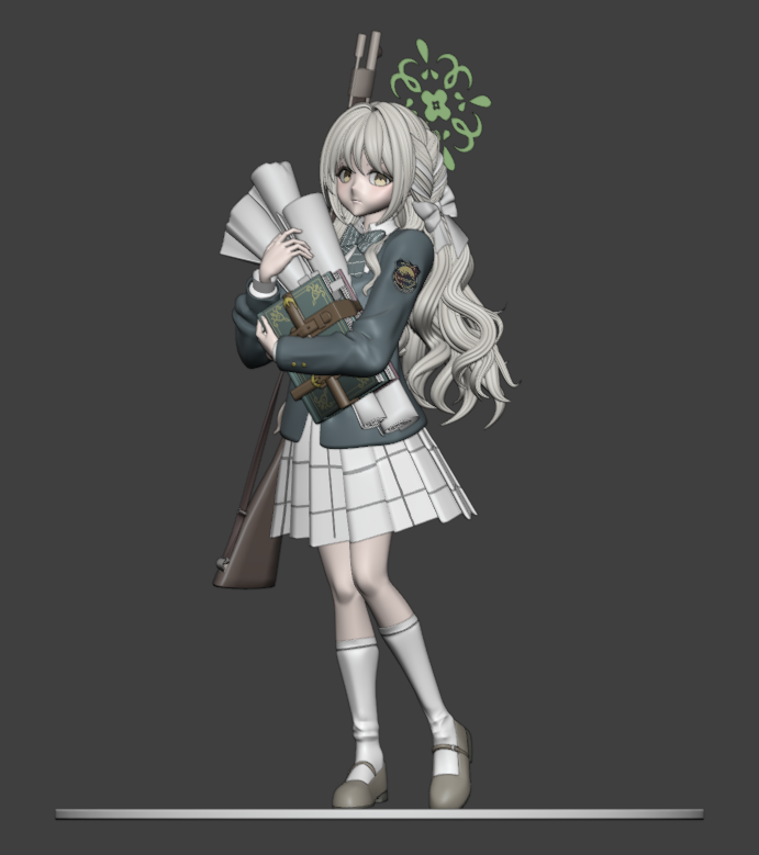 Tate_030's tweet photo. #BlueArchive #ブルアカ #桜井ミヨ #blender #b3d #3DCG 
完成です。なんか思ったより面白かったです。 https://t.co/EzSBdXNKoK