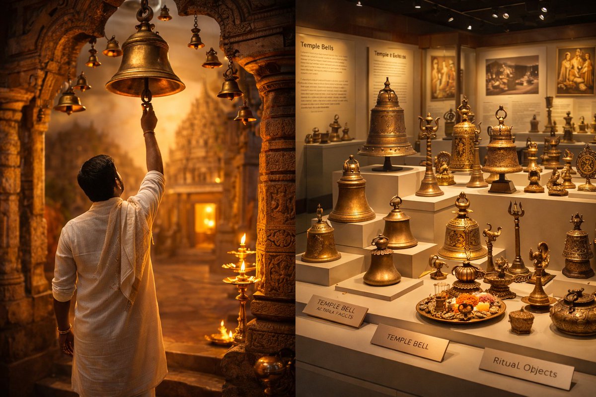 BAS4DC_museoLog's tweet photo. That one temple bell everyone rings before entering?
Not just devotion.
It’s a ritual sound marking sacred transition, documented in religious studies and museum ethnography.
Also… lowkey India’s original notification sound. 🔔
#Temple #Devotion #sound https://t.co/SazYXZFoMK
