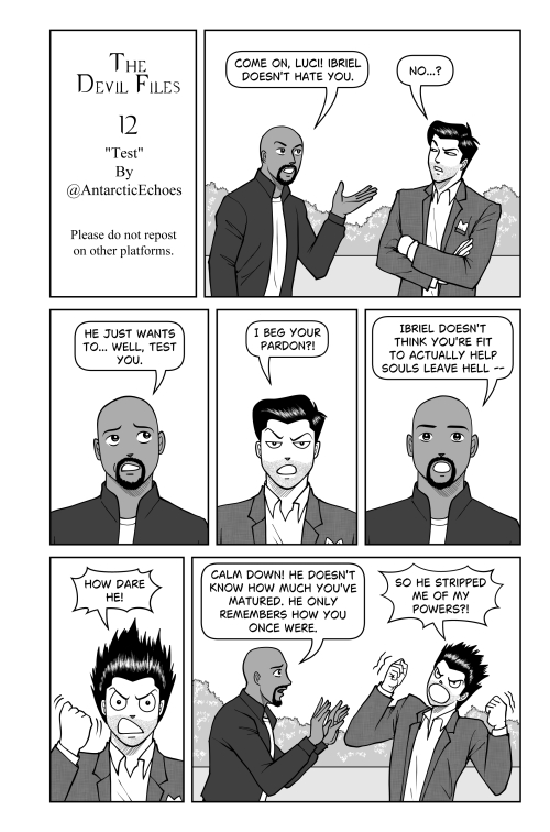 AntarcticEchoes's tweet photo. Happy Friday, everybody!🥰🥰🥰💖💖💖 Here is #TheDevilFiles no. 12!  Dorky Luci finds out what Ibriel wants of him.... 😅😅😅 Enjoy! 💖💖💖💖💖#LuciferNetflix #Lucifer https://t.co/7fZHrhfove