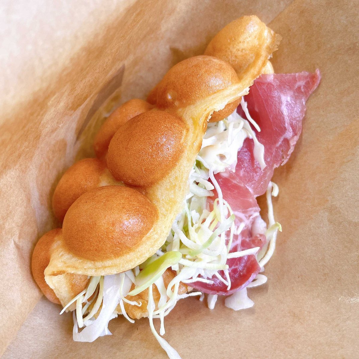 2/14（土）は... 
沖縄から出張出店中の『MUSUHI』さんが出店！
▷時間：10:00〜17:00
▷場所：うみまちテラス（大洗駅となり）

西表島産の無農薬米粉を使ったもちもちのバブルワッフルや、日本最南端焙煎所のコーヒーなどを販売✨

ぜひお立ち寄りください😊

 #大洗