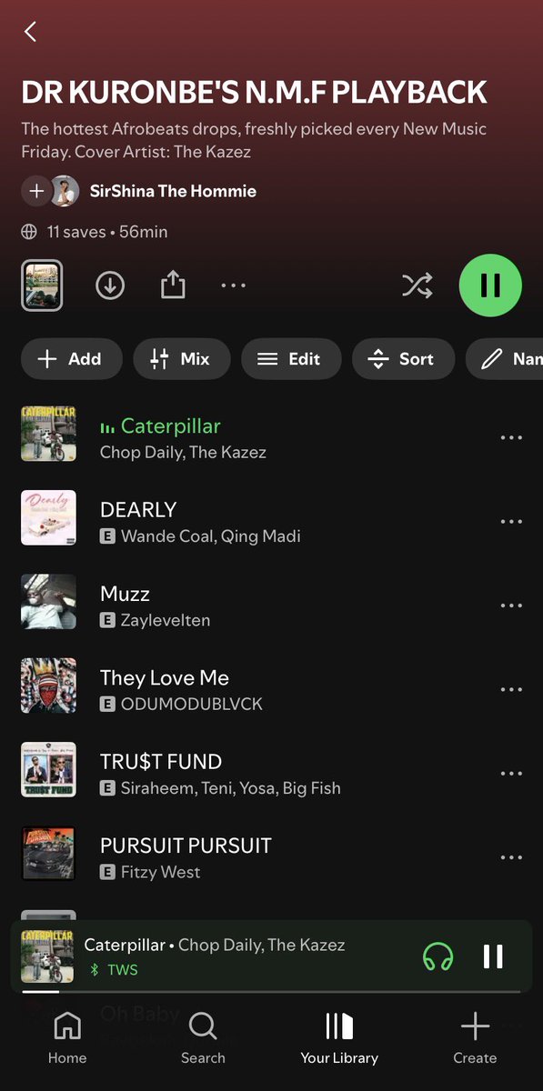 Happy NewMusicFriday!

Fresh New Music Out Now. Tap into Week 7. 🫵🏾⬇️

Cover Artists - <a href="/the_kazez/">THE KAZEZ</a> 

open.spotify.com/playlist/6HMqM…